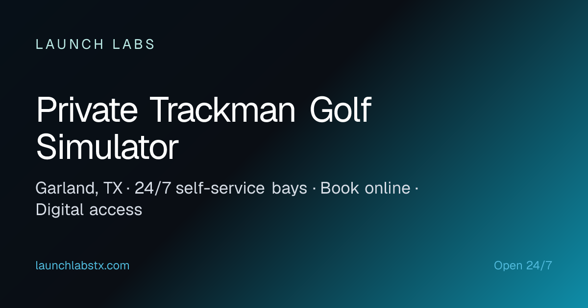 How Launch Labs Works | 24/7 Golf Simulator Garland TX